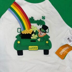 Gymboree sz 5 Lucky the  Leprechaun Rainbow Tee New with tags